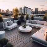 Aménagement d'un toit terrasse en salon extérieur - Lille 59