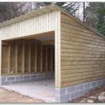 Garage en bois 