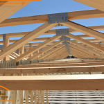 Fermettes avec connecteurs  couvreur 77, charpentier 77, isolation thermique 77, sarking 77, toiture 77