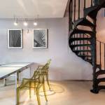 Réalisation d'une Rampe Ferronnier ART MODERNE laqué Noir à ANTONY