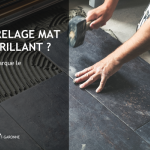Comparatif entre carrelage mat et brillant lors d’une pose de carrelage à Marmande : entretien, traces, rendu et choix adapté au quotidien.