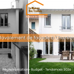 ravalement de façade maison la maison des travaux chartres
