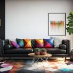 Tendances déco 2024 avec couleurs dans le salon - Montauban 82