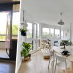 Appartement colocation avant/après