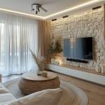 Salon moderne et lumineux 