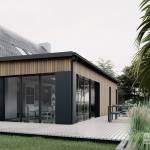 Idée d'extension en bois 