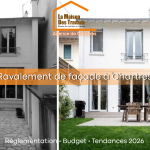 ravalement de façade maison la maison des travaux chartres