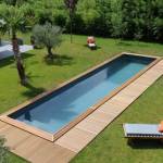 Piscine couloir de nage