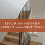 Escalier bois moderne à Vannes