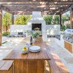 cuisine extérieure couverte