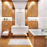 Comment créer une salle de bain sur un plancher bois ? - Baudre 50000
