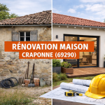 Rénovation maison à Craponne (69290)