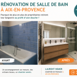 Pourquoi de plus en plus de propriétaires retirent leur baignoire à Aix-en-Provence