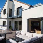 Maison à toiture traditionnelle et toiture terrasse - Le Raincy 93