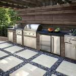 Aménagement d'une cuisine de terrasse