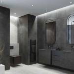 salle de bain béton ciré