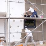 Ravalement de façade chantier