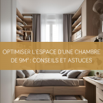 Optimiser l'espace d'une chambre de 9m² : Conseils et astuces