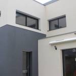 Illustration extension toit plat