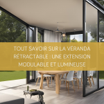 veranda retractable moderne installation