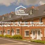 maison mitoyenne en brique rouge