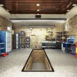 Garage avec fosse