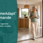Cuisine accessible à Marmande avec plan de travail adapté et circulation pensée pour préserver l’autonomie des personnes à mobilité réduite.