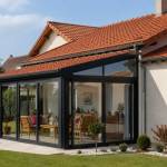 veranda toiture en tuile