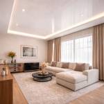 Plafond tendu dans le salon - Nantes 44