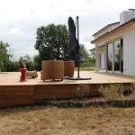Terrasse en bois à Adainville