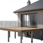 Terrasse sur pilotis Thonon les bains