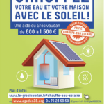 aide du Grésivaudan pour l'installation d'un nouveau chauffe-eau