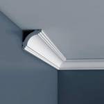 Décoration intérieure avec corniche de plafond en polystyrène à motif géométrique - Cholet 49