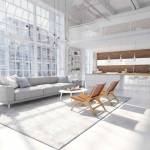 Loft avec lumière naturelle