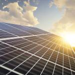 Des panneaux solaires près de Tours.
