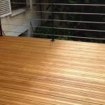 Rénovation de terrasse bois garde-corps métal