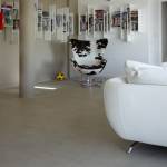 carreaux de béton et plâtre