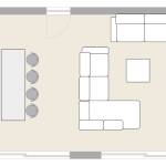 Plan salon rectangulaire