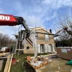 Rénovation d'une toiture voironnaise par sarking