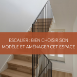 Escalier bois moderne à Vannes