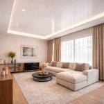 Plafond tendu dans le salon - Nantes 44