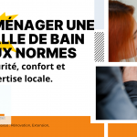 Rénovez votre salle de bain à Agen avec Sandrine FERIN : sécurité, confort et conformité aux normes électriques.