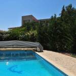 installation d'un abris de piscine - Aix-les-Bains (73)  