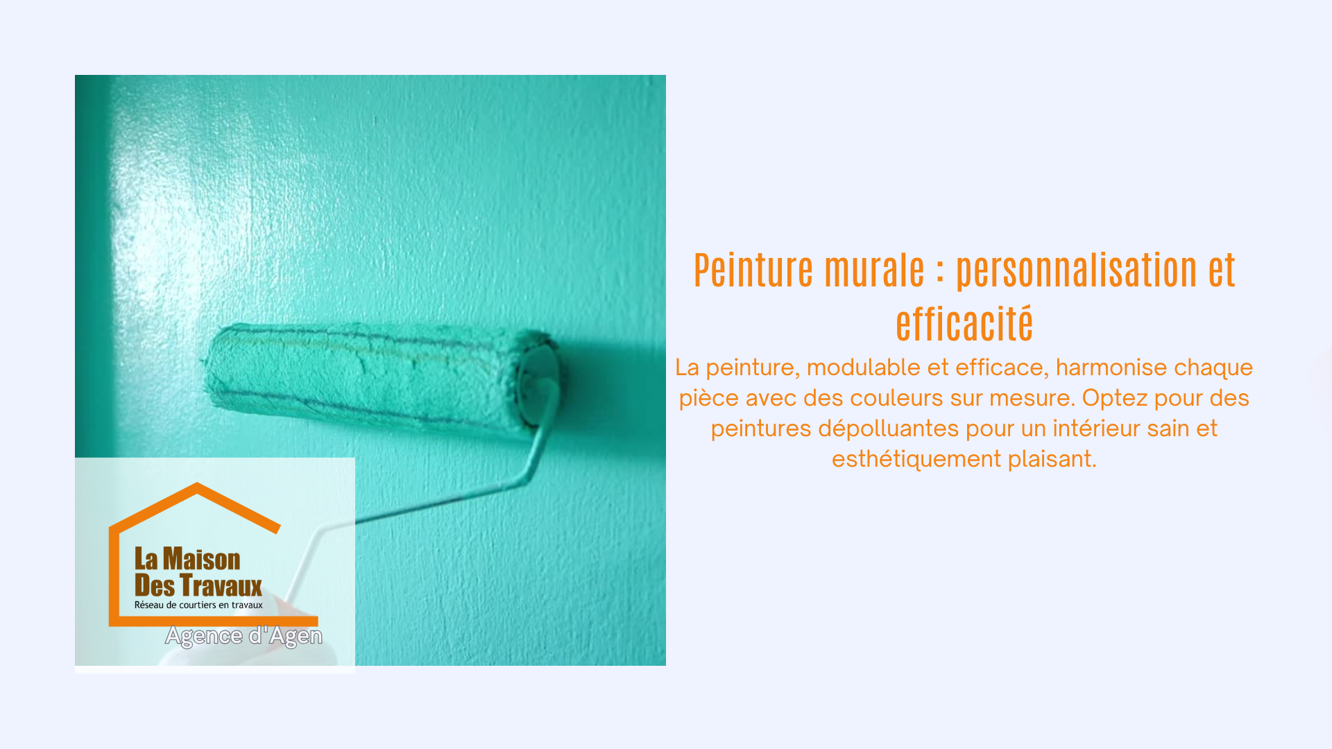 La peinture, modulable et efficace, harmonise chaque pièce avec des couleurs sur mesure. Optez pour des peintures dépolluantes pour un intérieur sain et esthétiquement plaisant.