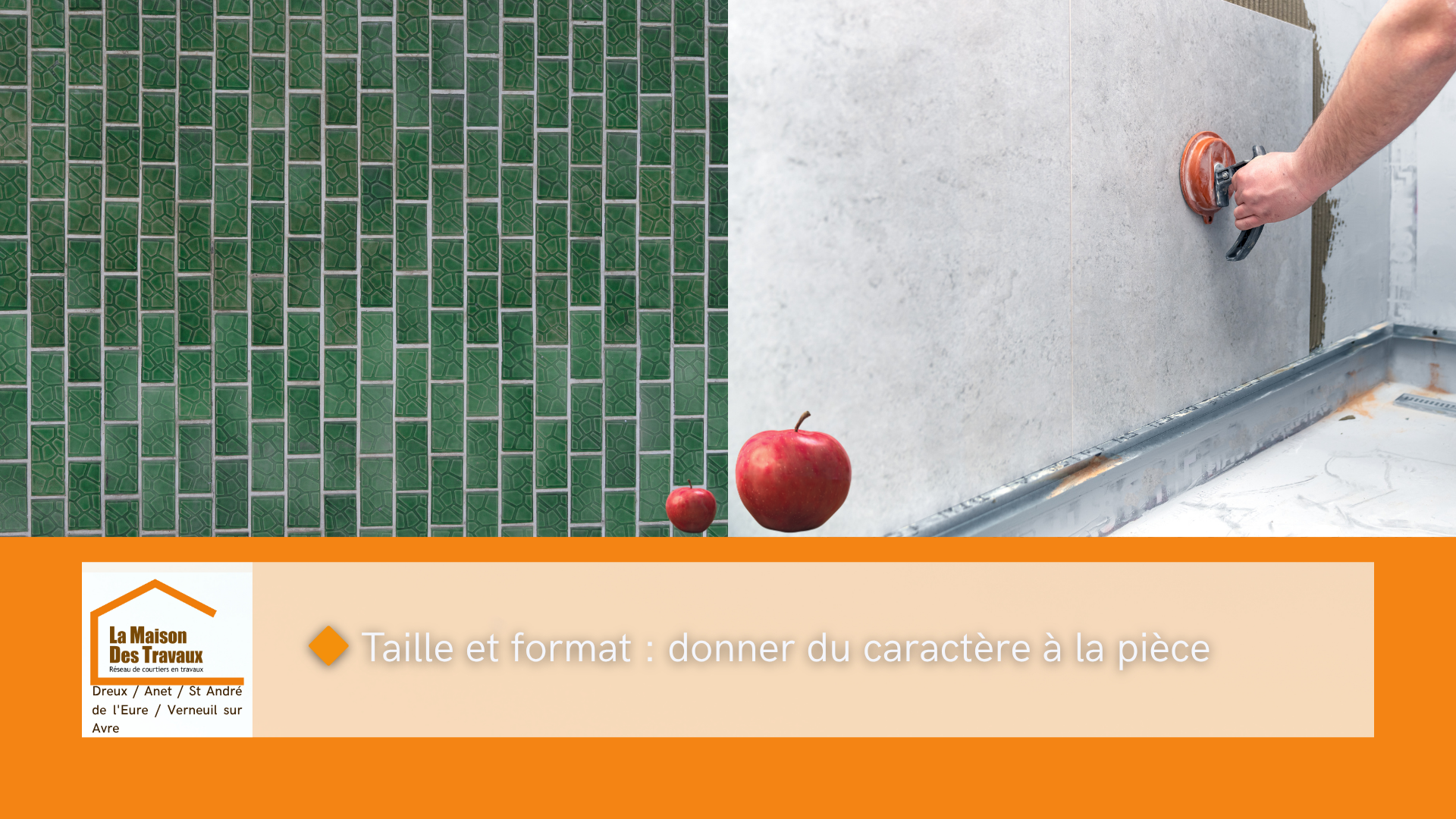 Grands carreaux, mosaïque ou formats mixtes : trouvez le style qui valorisera votre salle de bain tout en facilitant l’entretien.
