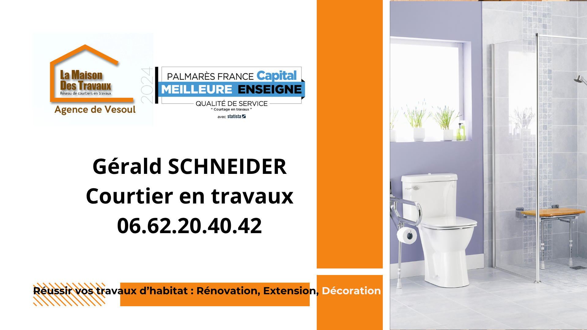 📞 Contactez Gérald dès aujourd’hui et transformez votre logement en un lieu sûr et confortable.