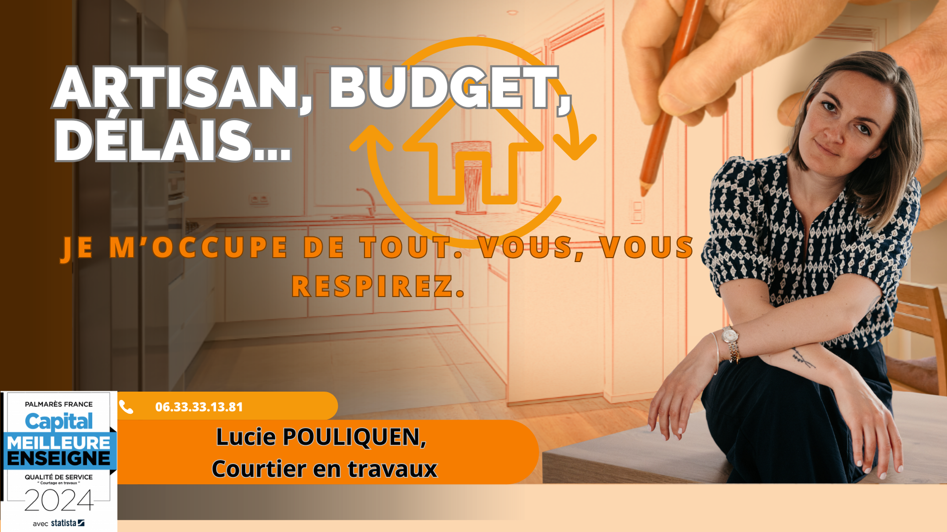 Vous avez un projet, j’ai les artisans. Ensemble, on transforme votre idée en réalité.