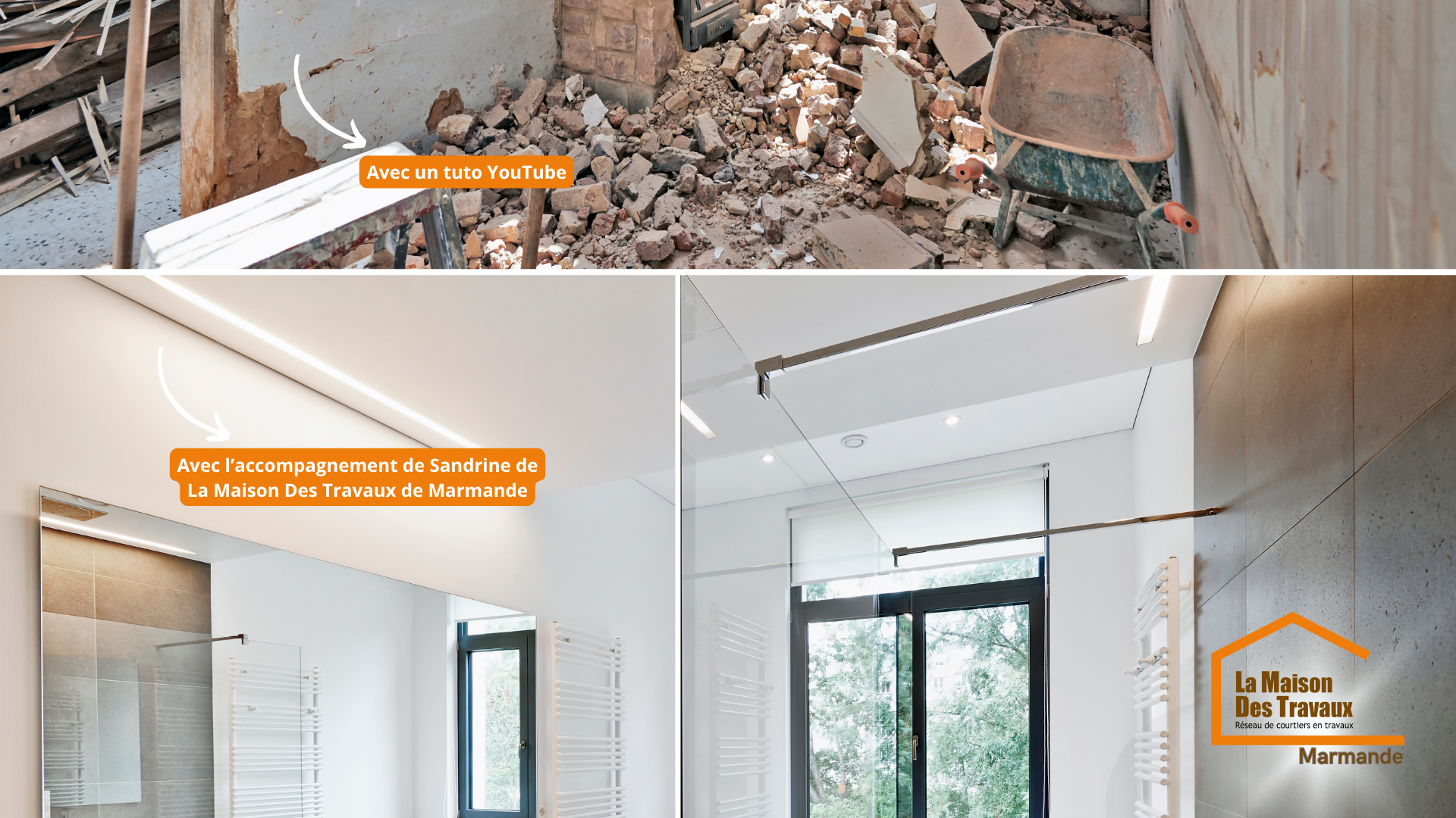 Entre un tuto YouTube et un pro recommandé par Sandrine, il y a un monde. Sécurité, normes, qualité : optez pour le bon accompagnement.