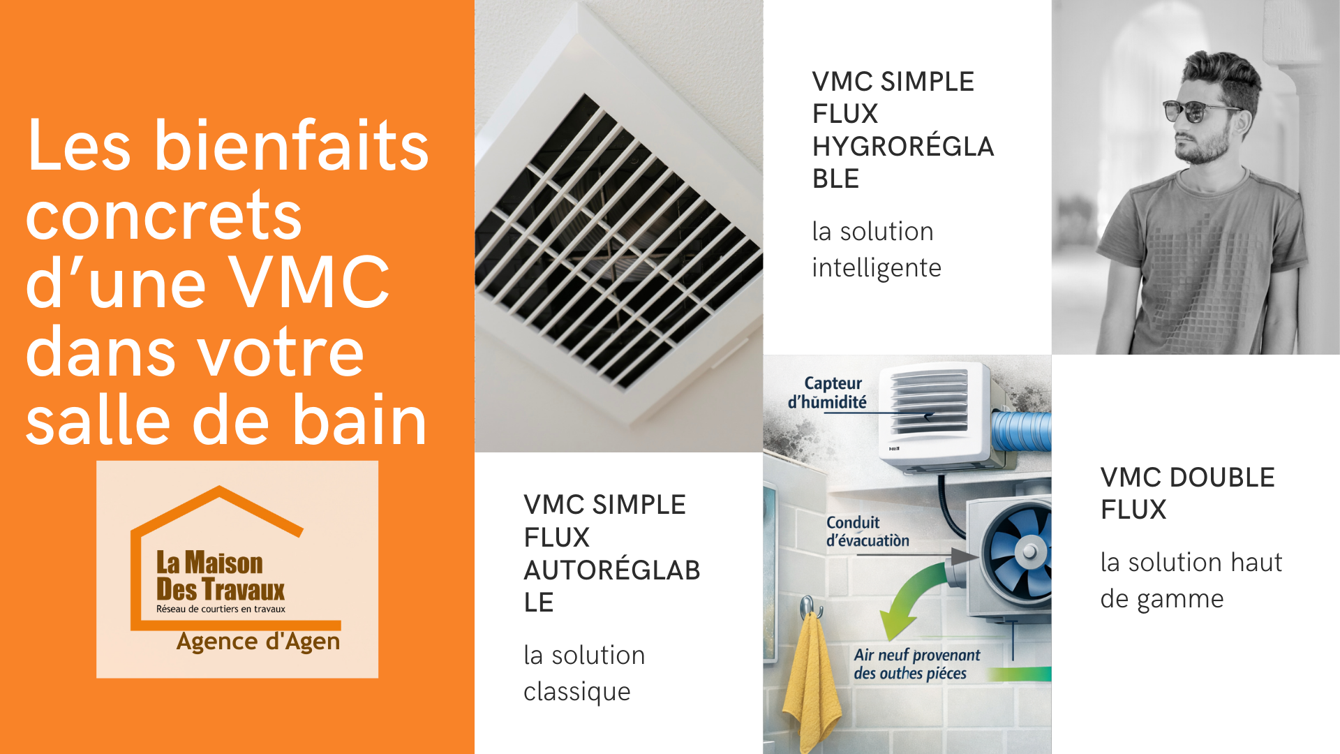 Découvrez les différents types de VMC et leurs bénéfices pour une salle de bain saine et durable. 