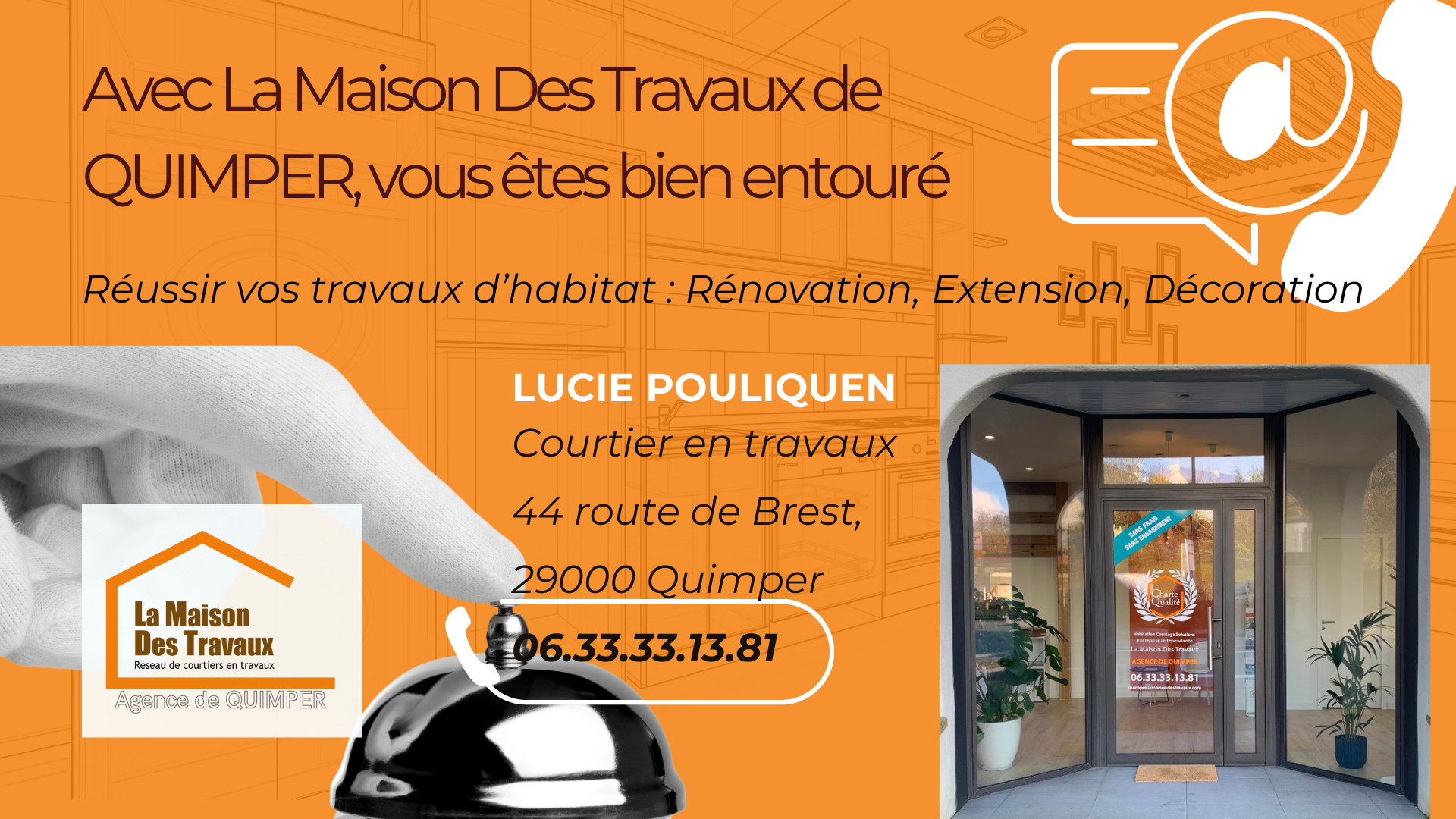À Quimper, La Maison Des Travaux vous accompagne humainement pour structurer vos travaux et mobiliser les aides Anah en toute sérénité.